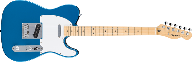 Load image into gallery viewer, Guitare électrique, TELECASTER® STANDARD Touche en érable, plaque de protection blanche, finition aigue-marine métallisée
