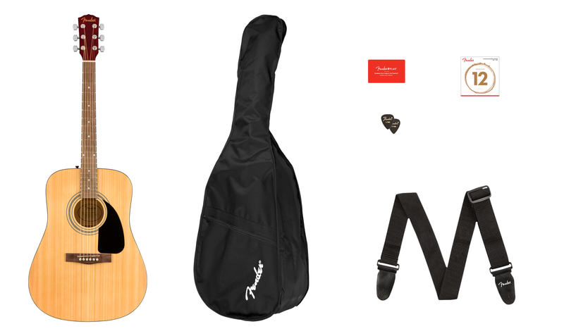 Load image into gallery viewer, Guitare acoustique , ensemble FA-115 DREADNOUGHT PACK Natural, Walnut Fingerboard