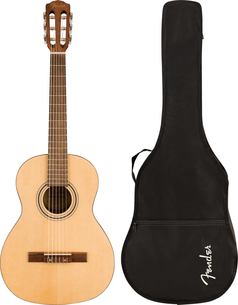 Load image into gallery viewer, Guitare classique, CN-30 Nylon 3/4, touche en noyer, naturel avec étui souple