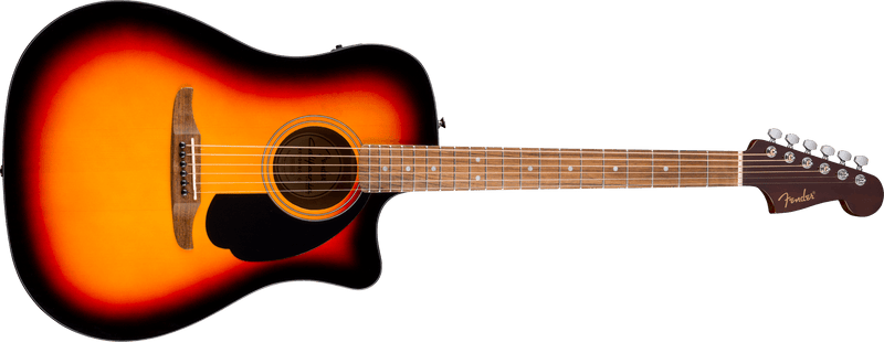 Load image into gallery viewer, California Standard Redondo™ CE, table en épicéa, pickguard noir, finition Sunburst 3 couleurs (pas d’étui)