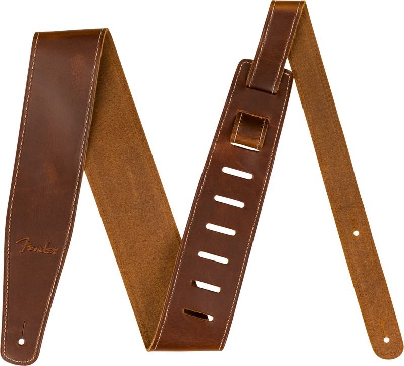 Chargez l'image dans la visionneuse de la galerie, Courroie pré-usée en cuir 2,5’’ Brune