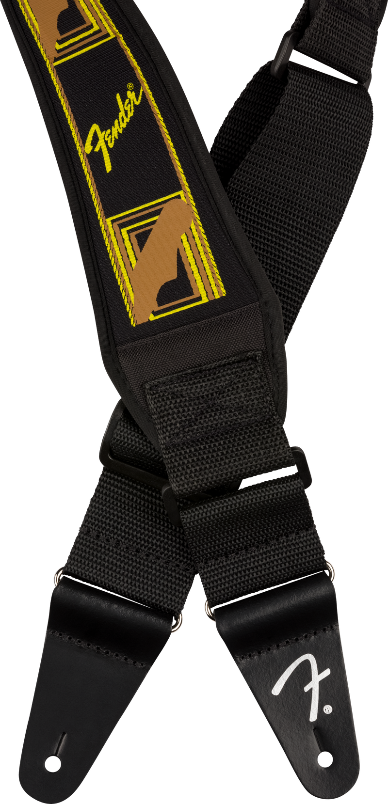 Chargez l'image dans la visionneuse de la galerie, Courroie 2.5"- SWELL NEOPRENE MONO STRAP- Noir/Jaune/Brun