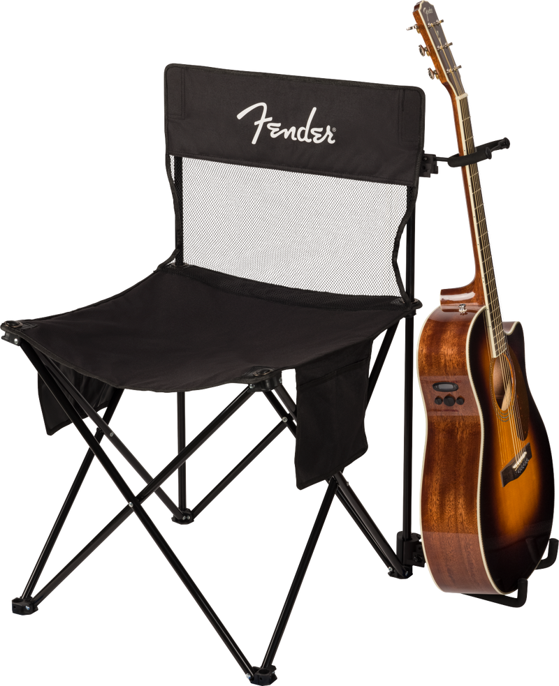 Load image into gallery viewer, Chaise de camping pliable avec support de guitare