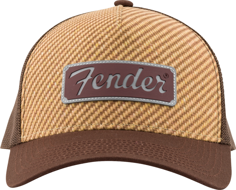 Load image into gallery viewer, Casquette en Tweed, Fender- Marron