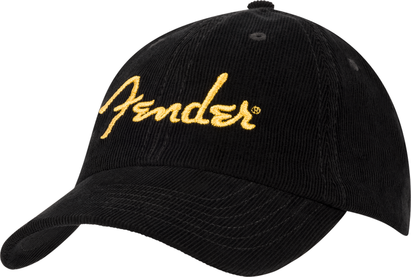 Load image into gallery viewer, Casquette en corduroy brodée avec logo Fender