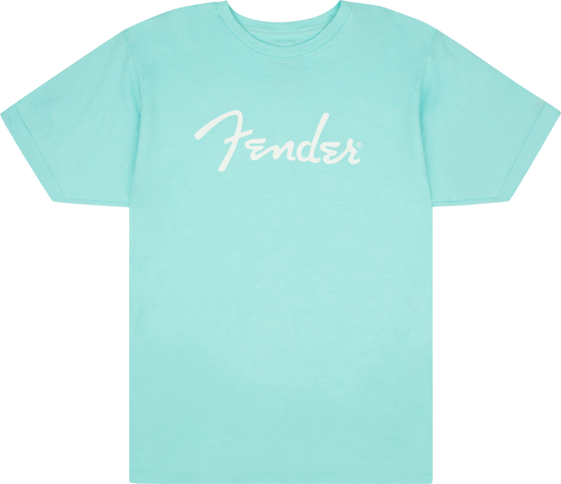 Load image into gallery viewer, Chandail manches courtes T-Shirt avec logo Fender-S- Daphne Blue