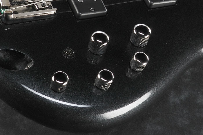 Chargez l'image dans la visionneuse de la galerie, Basse électrique 4 cordes, série SR, Gris minuit éclaté, pas d’étui