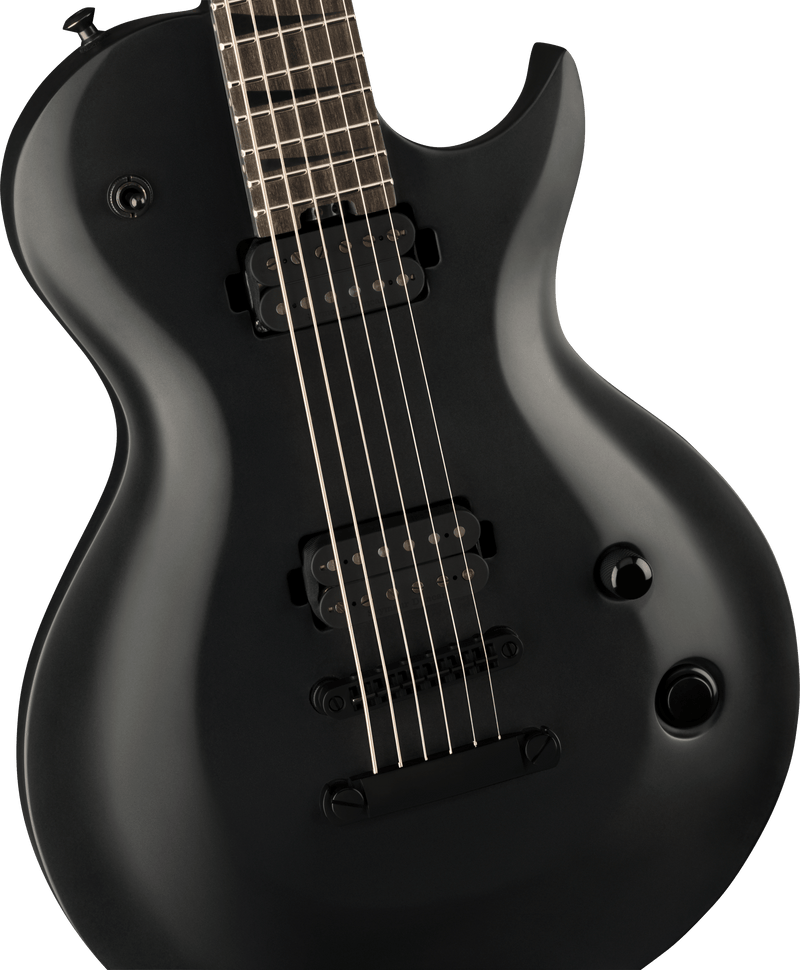 Load image into gallery viewer, Guitare électrique Bariton Pro Plus XT Monarkh SC T6- Noir Satin avec étui souple