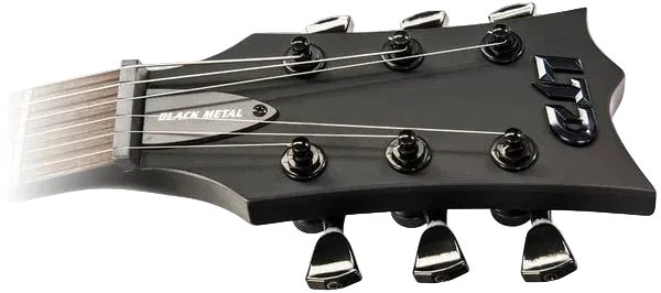 Load image into gallery viewer, Guitare électrique Ec-black Metal, finition satinée noire (pas d’étui)