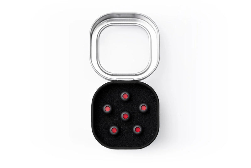 Load image into gallery viewer, Ensembles de Chevilles de pont -Gris foncé avec incrustation rouge