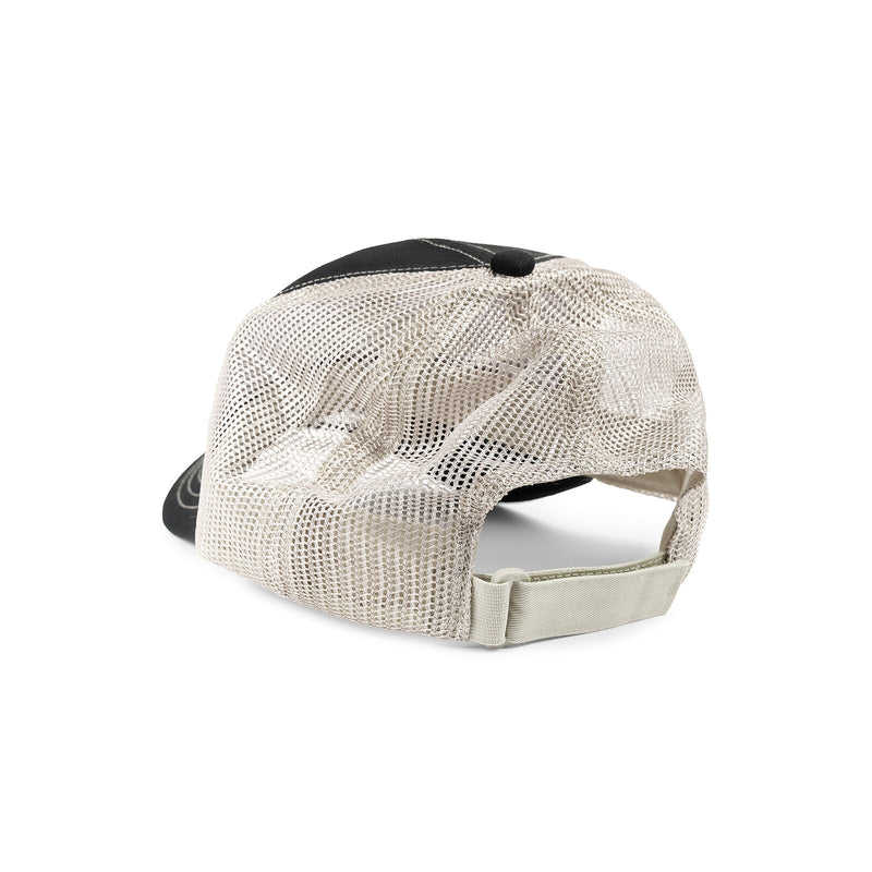 Load image into gallery viewer, Casquette de camionneur en maille avec logo Martin (noir & beige)