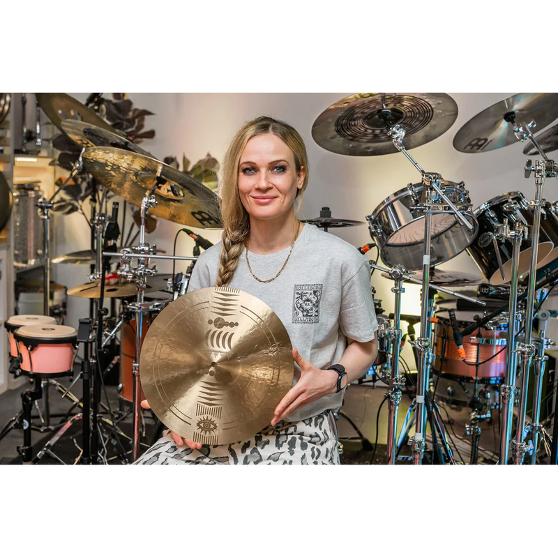 Chargez l'image dans la visionneuse de la galerie, Cymbale Hi-Hat 14" Artist Design Lunar Hats Anika Nilles
