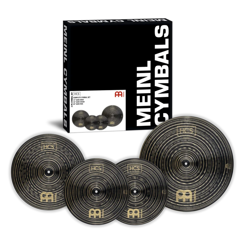 Load image into gallery viewer, Le pack de 3 cymbales HCS Dark Inclut : crash, ride et hi-hat