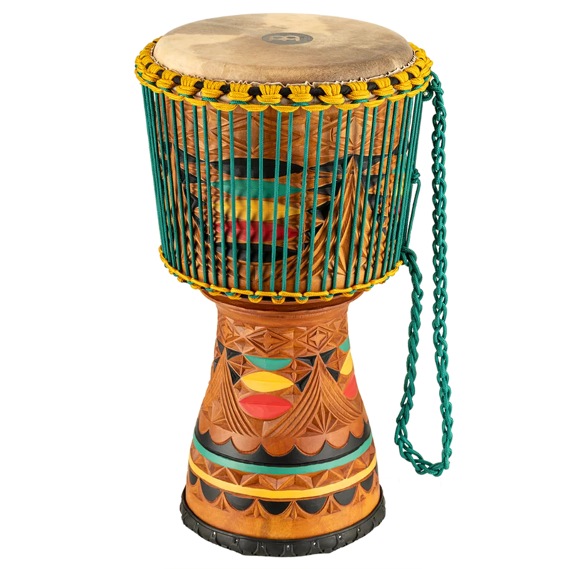 Chargez l'image dans la visionneuse de la galerie, Djembe Sculpté "Artisan Edition Tongo" de 12 pouces