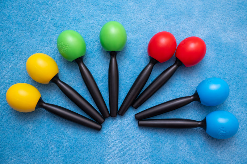 Chargez l'image dans la visionneuse de la galerie, MARACAS EN ABS MOULÉ, PAIRE, ROUGE