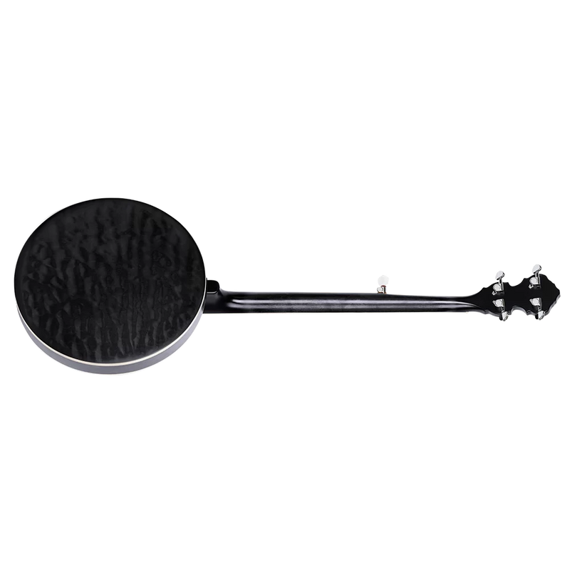 Chargez l'image dans la visionneuse de la galerie, Banjo gaucher Transparent charcoal avec étui souple