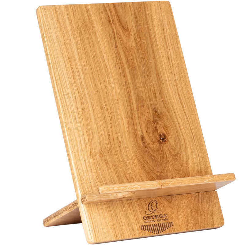 Chargez l'image dans la visionneuse de la galerie, Support kalimba, sortie jack découpée, tout en chêne massif, finition mate, pour modèles 17 touches.