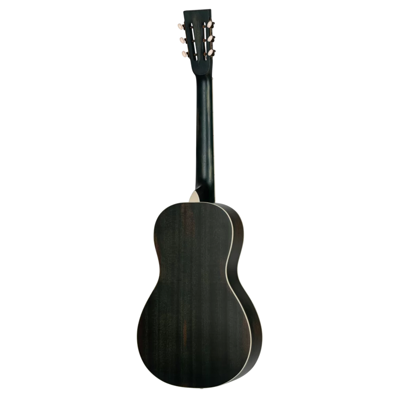 Load image into gallery viewer, RESONATOR GUITAR ACAJOU DÉTRESSÉ SATIN DENIM (pas d’étui)