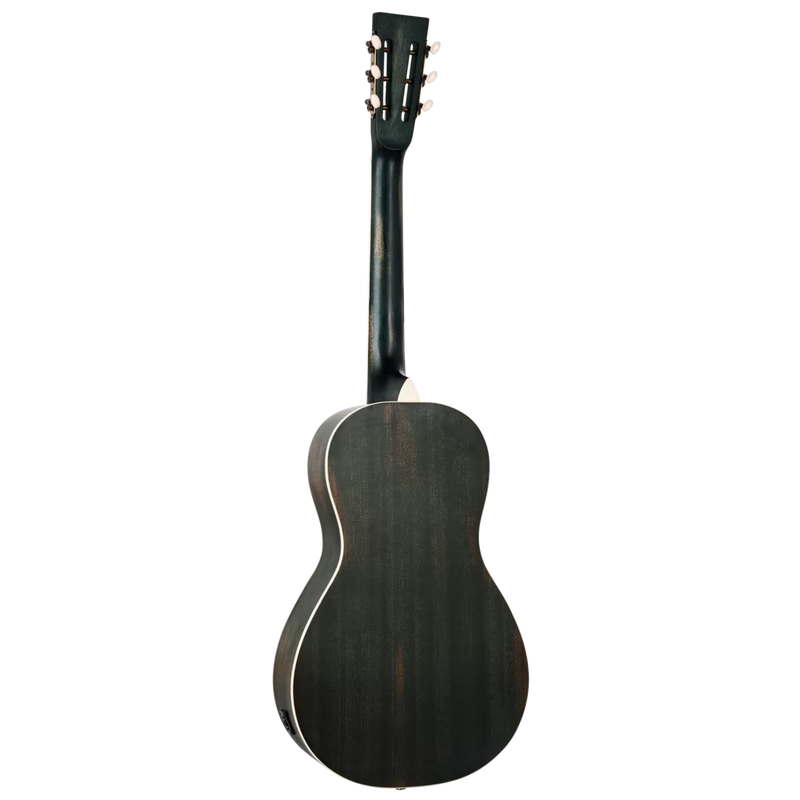 Load image into gallery viewer, RESONATOR GUITAR ACAJOU DÉTRESSÉ SATIN DENIM (pas d’étui)