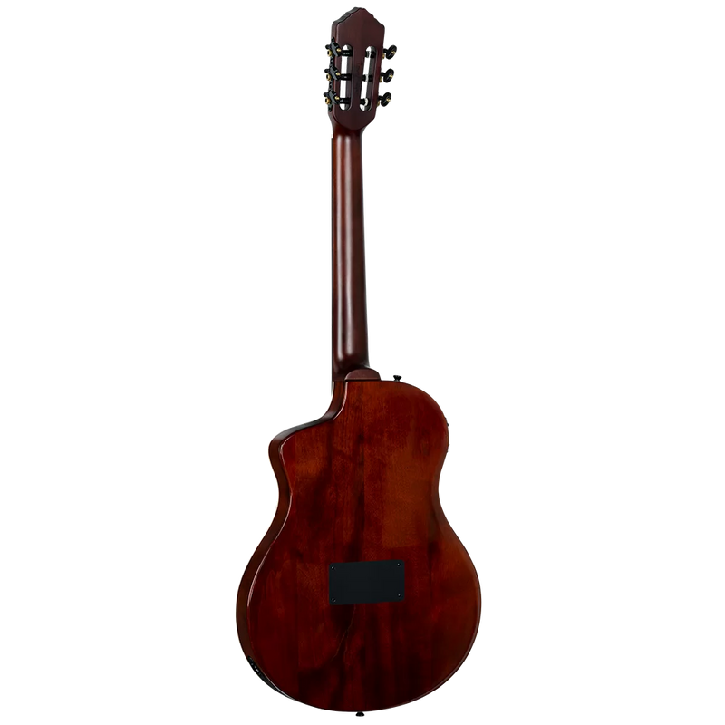 Load image into gallery viewer, GUITARE TAILLE RÉELLE EN OKOUME MASSIF NATUREL