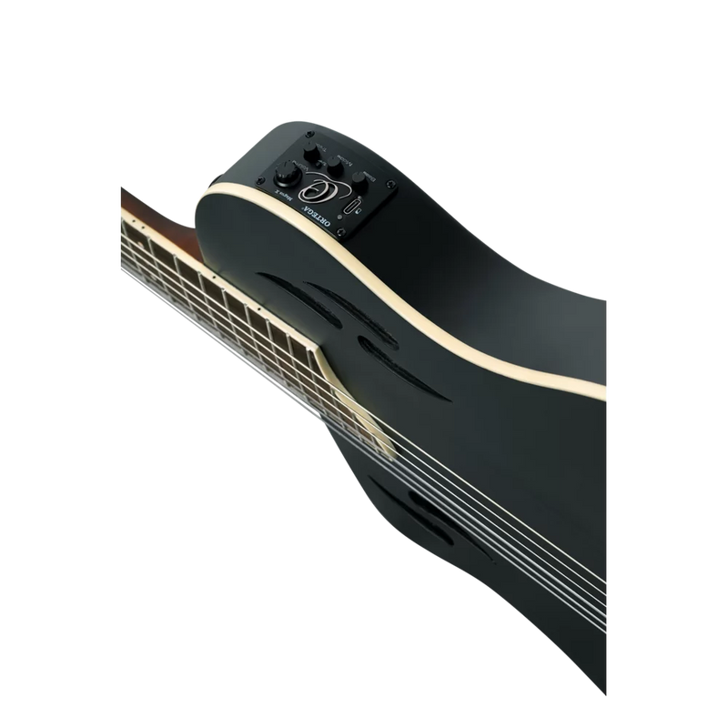 Load image into gallery viewer, GUITARE CLASSIQUE GRANDE TAILLE EN OKOUME MASSIF NOIR