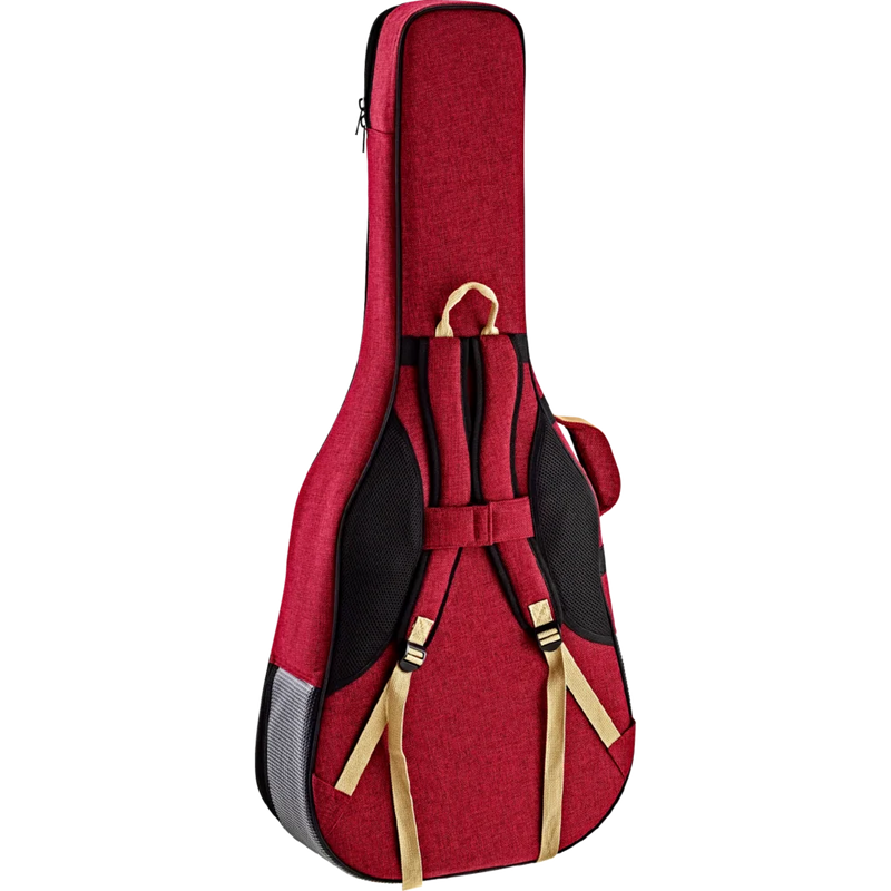 Load image into gallery viewer, Étui souple pour guitare Dreadnought - Vin de Bordeaux