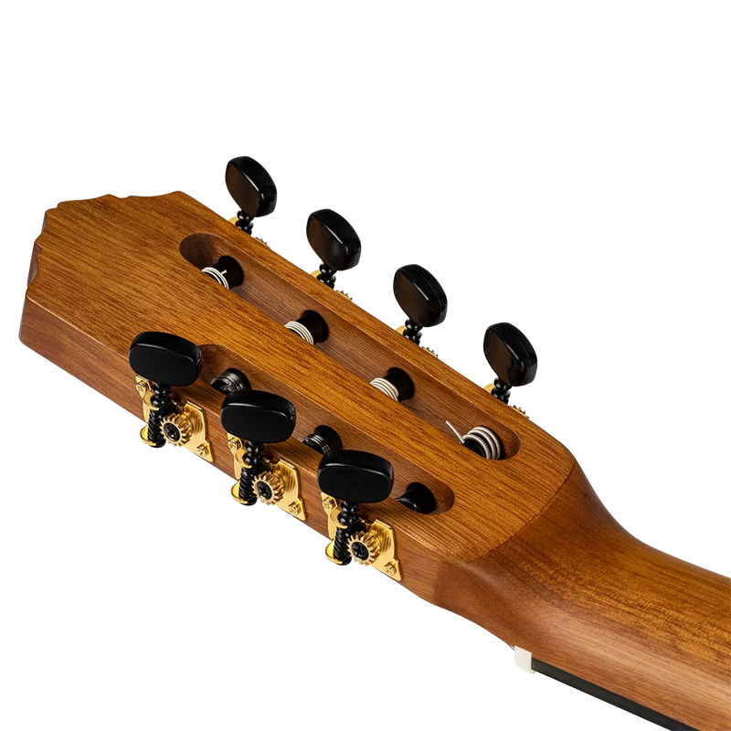 Load image into gallery viewer, Guitare classique 7 cordes pleine grandeur en épicéa massif/sapelli naturel