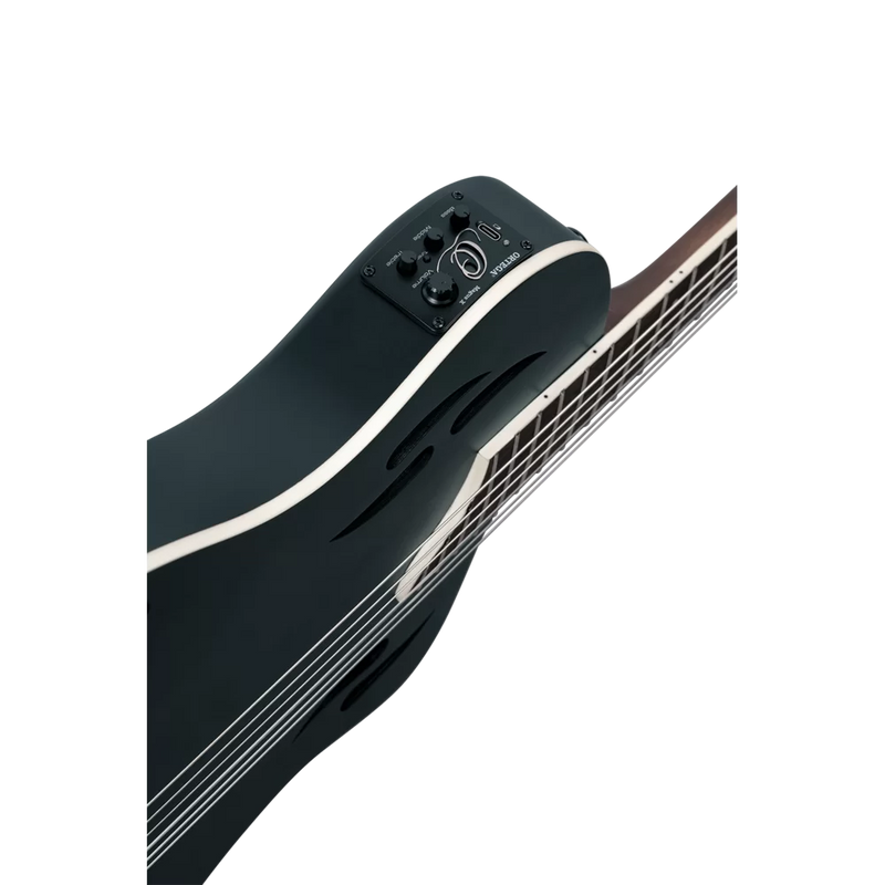 Chargez l'image dans la visionneuse de la galerie, GUITARE TAILLE RÉELLE EN OKOUME MASSIF NOIR