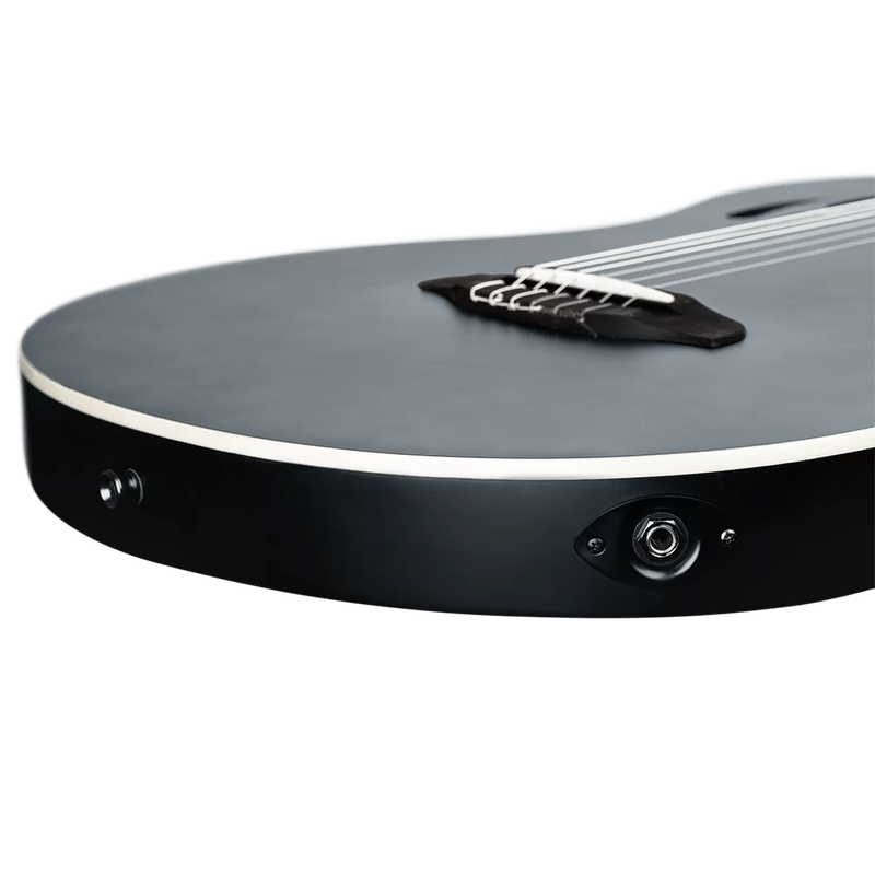 Chargez l'image dans la visionneuse de la galerie, GUITARE TAILLE RÉELLE EN OKOUME MASSIF NOIR