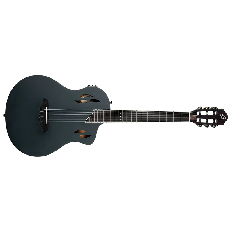 Chargez l'image dans la visionneuse de la galerie, GUITARE TAILLE RÉELLE EN OKOUME MASSIF NOIR