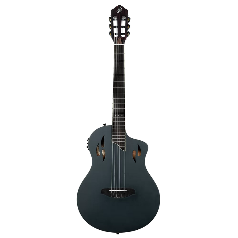 Chargez l'image dans la visionneuse de la galerie, GUITARE TAILLE RÉELLE EN OKOUME MASSIF NOIR