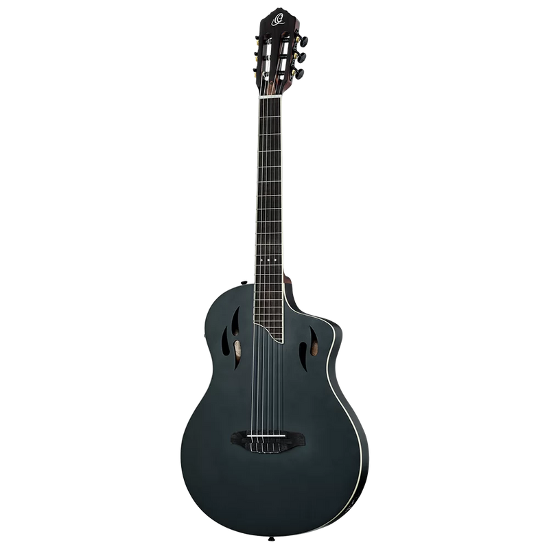 Chargez l'image dans la visionneuse de la galerie, GUITARE TAILLE RÉELLE EN OKOUME MASSIF NOIR