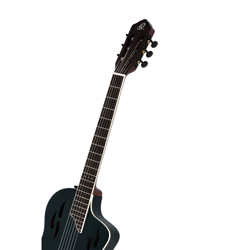 Chargez l'image dans la visionneuse de la galerie, GUITARE TAILLE RÉELLE EN OKOUME MASSIF NOIR