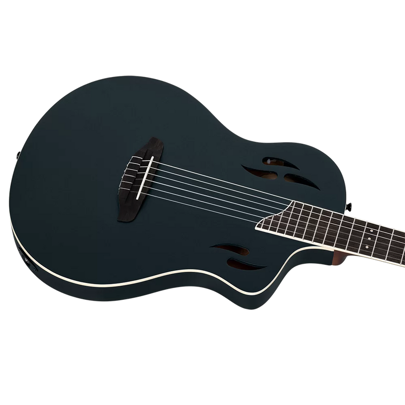 Chargez l'image dans la visionneuse de la galerie, GUITARE TAILLE RÉELLE EN OKOUME MASSIF NOIR