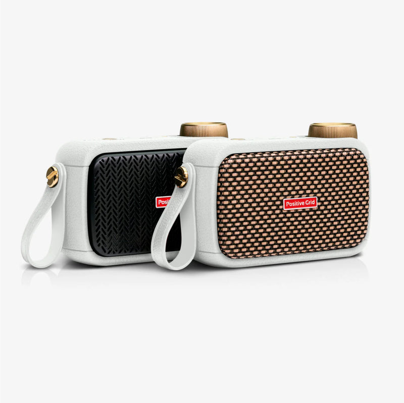 Chargez l'image dans la visionneuse de la galerie, Ampli guitare intelligent ultra portable et enceinte Bluetooth, couleur Perle