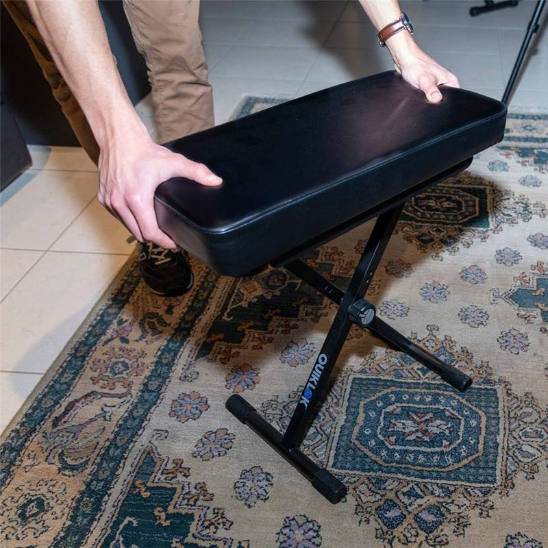 Load image into gallery viewer, Banc réglable pour clavier avec coussin épais
