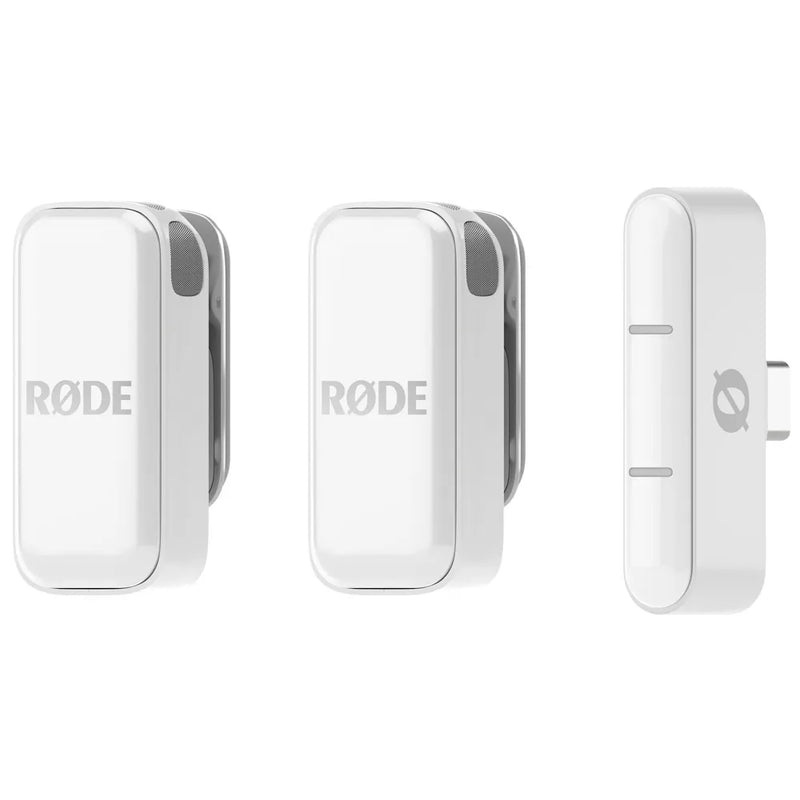 Load image into gallery viewer, Ensemble de 2 microphones sans fils pour téléphones intelligents USB-C (Blanc)