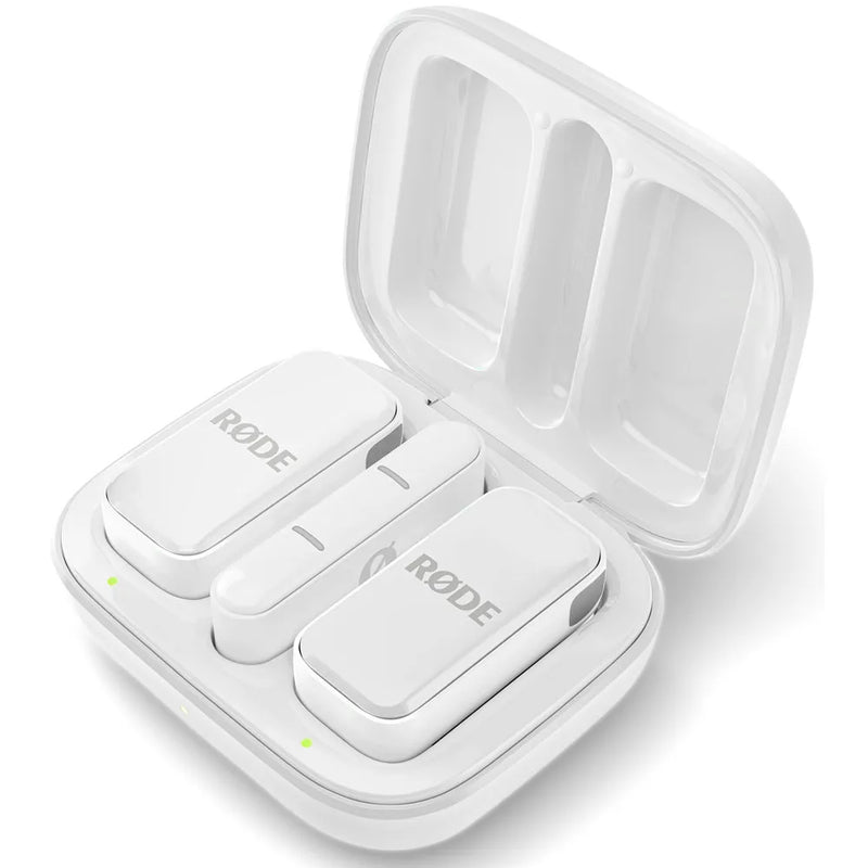Load image into gallery viewer, Ensemble de 2 microphones sans fils pour téléphones intelligents USB-C (Blanc)