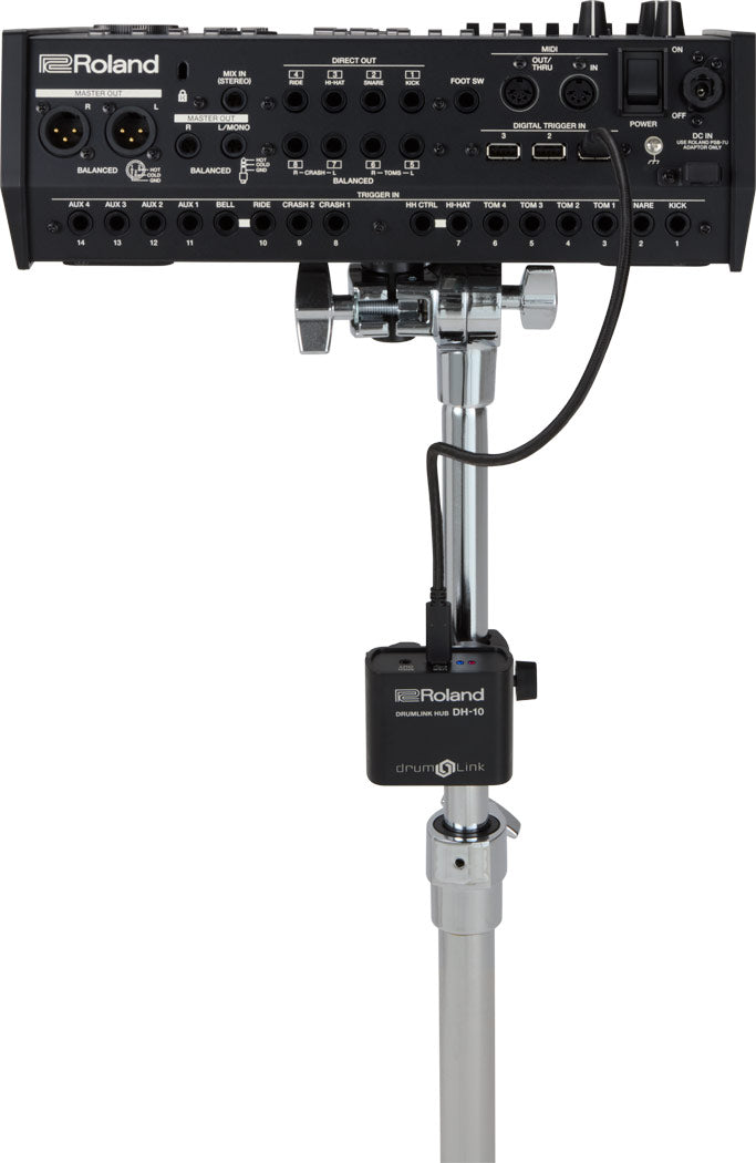 Chargez l'image dans la visionneuse de la galerie, Récepteur sans fil pour le système Roland DrumLink,Compatible avec les modules de son V-Drums V71, TD-50X et TD-27 et le pad d'échantillonnage SPD-SX PRO