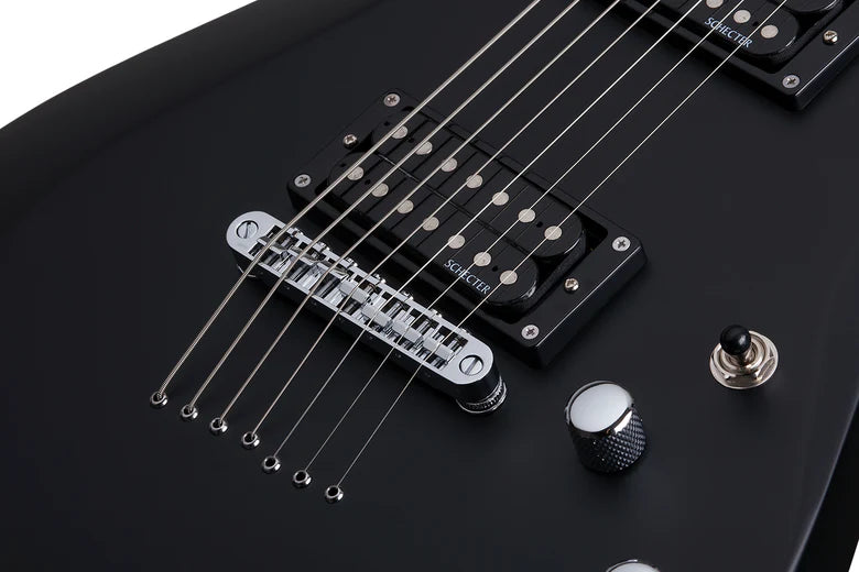 Load image into gallery viewer, Guitare électrique, C-7 Deluxe 7 Cordes, Noir Satiné (pas d’étui)