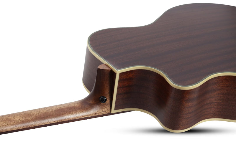 Chargez l'image dans la visionneuse de la galerie, Guitare acoustique-électrique Grand Auditorium en acajou et érable flammé, dégradé cendré satiné (pas d’étui)