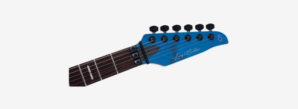 Chargez l'image dans la visionneuse de la galerie, Guitare Électrique Larry Carlton X5, Satin Bleu Transparent (pas d’étui)