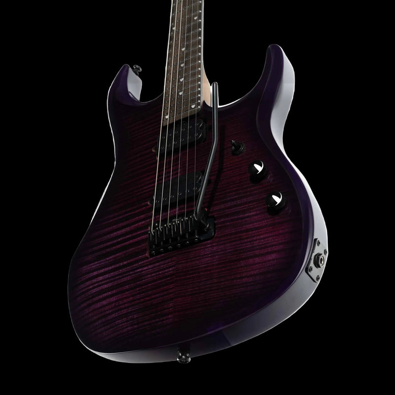 Load image into gallery viewer, Guitare électrique John Petrucci, JP150 Table en érable ondé, touche en ébène, micros DiMarzio-Couleur “Purple Nebula” avec étui souple