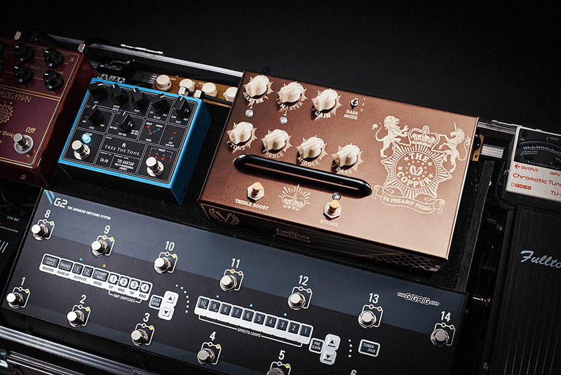 Load image into gallery viewer, Préamplificateur lampes format pédale THE COPPER