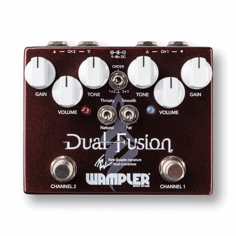 Load image into gallery viewer, Pédale d'overdrive double Tom Quayle "Dual Fusion"