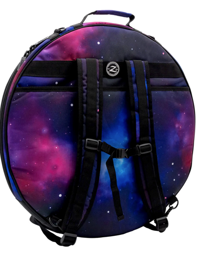Load image into gallery viewer, Sac À Dos Étudiant Pour Cymbale 20", Purple Galaxy