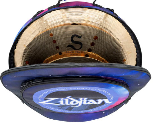 Load image into gallery viewer, Sac À Dos Étudiant Pour Cymbale 20", Purple Galaxy