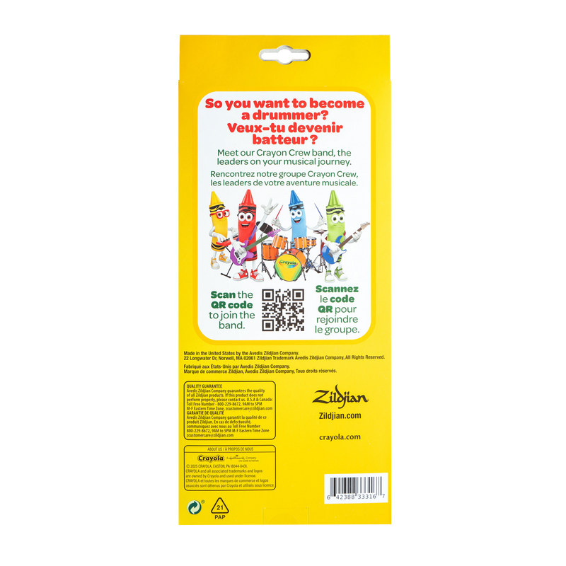 Chargez l'image dans la visionneuse de la galerie, PACK, 6 BAGUETTES + PAD, CRAYOLA