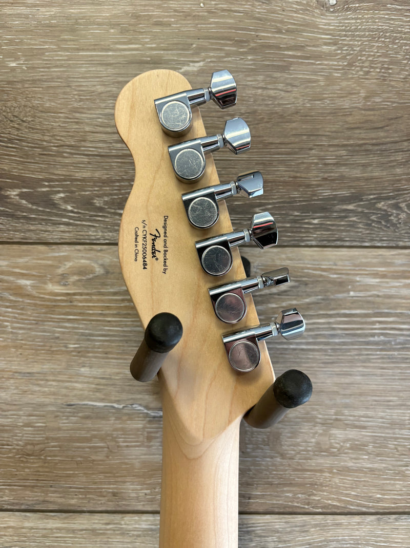 Chargez l'image dans la visionneuse de la galerie, B-STOCK (légèrement endommagé en usine),Guitare Électrique AFFINITY SERIES™ TELECASTER® THINLINE Touche Laurel, Pickguard noir, blanc olympique