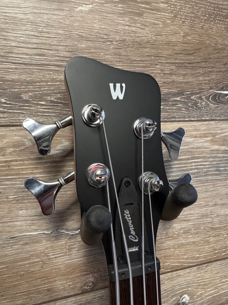 Chargez l'image dans la visionneuse de la galerie, Warwick RockBass Corvette Basic,4 cordes, vert foncé Transparent,avec étui souple